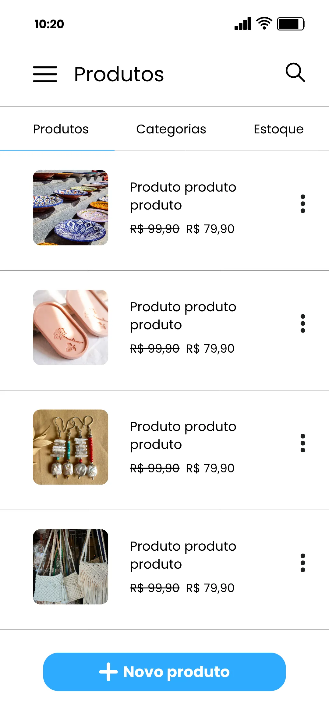 Como funciona criar sua loja de artesanato